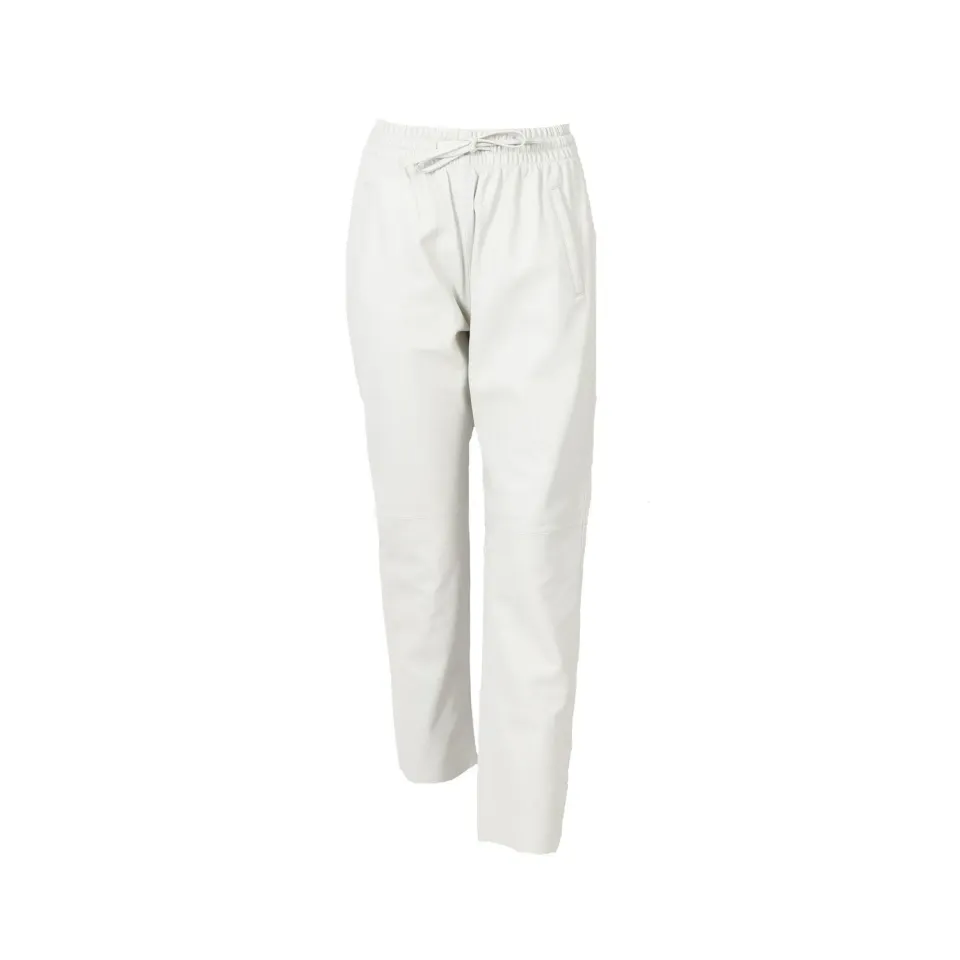 Oakwood Gift jogpant cuir blanc taille élastique