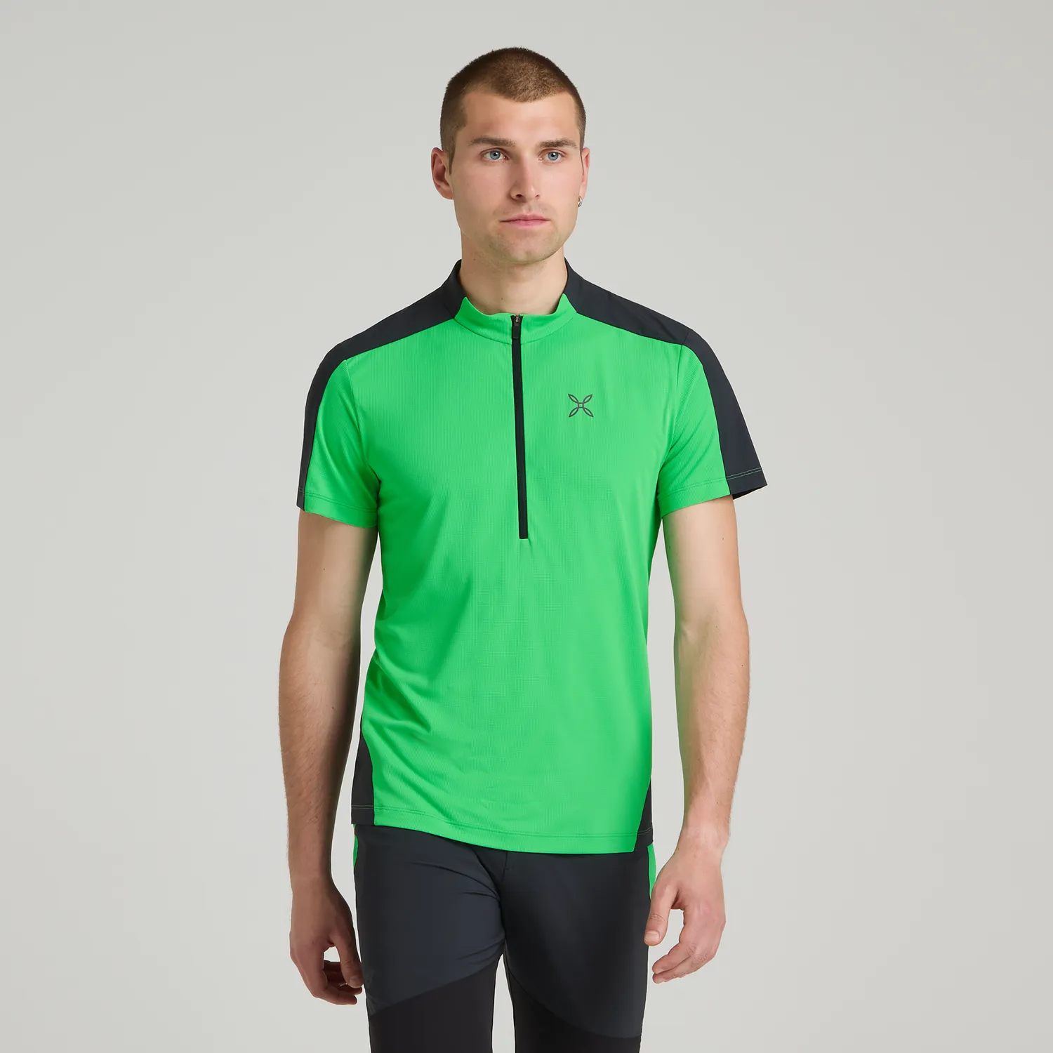 Montura Hade Zip T-Shirt t-shirt homme black antracite respirant