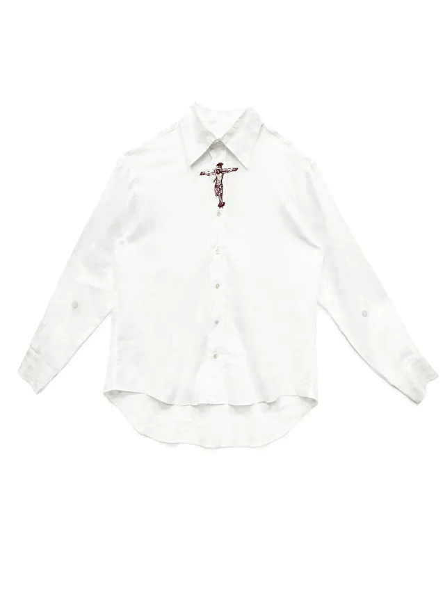 Paolo Leduc Bendiciones chemise mousseline blanche