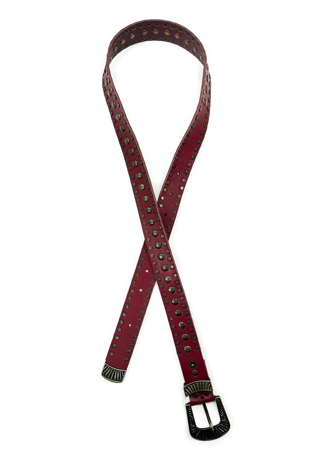 Paolo Leduc Corrective Service ceinture cuir cloutée