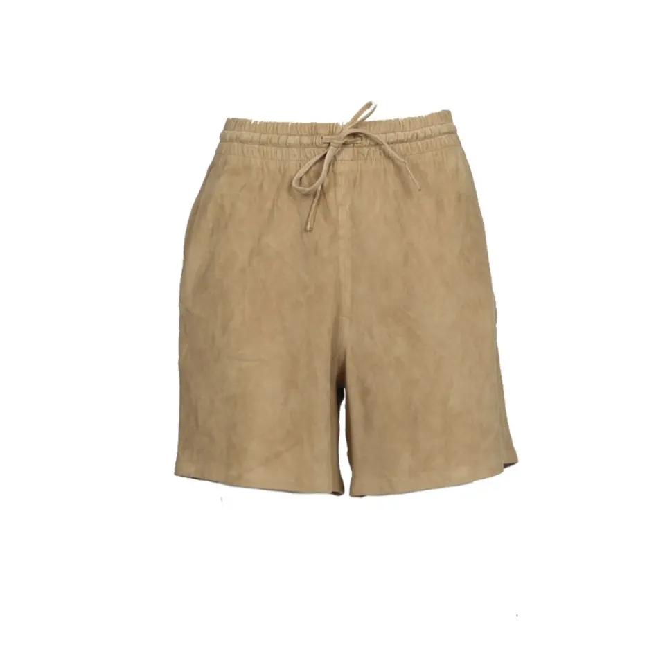 Oakwood Anemone 65201 short cuir beige velours