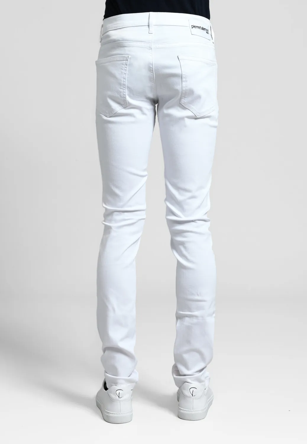 Pierre Talamon Zen White jean blanc coupe droite