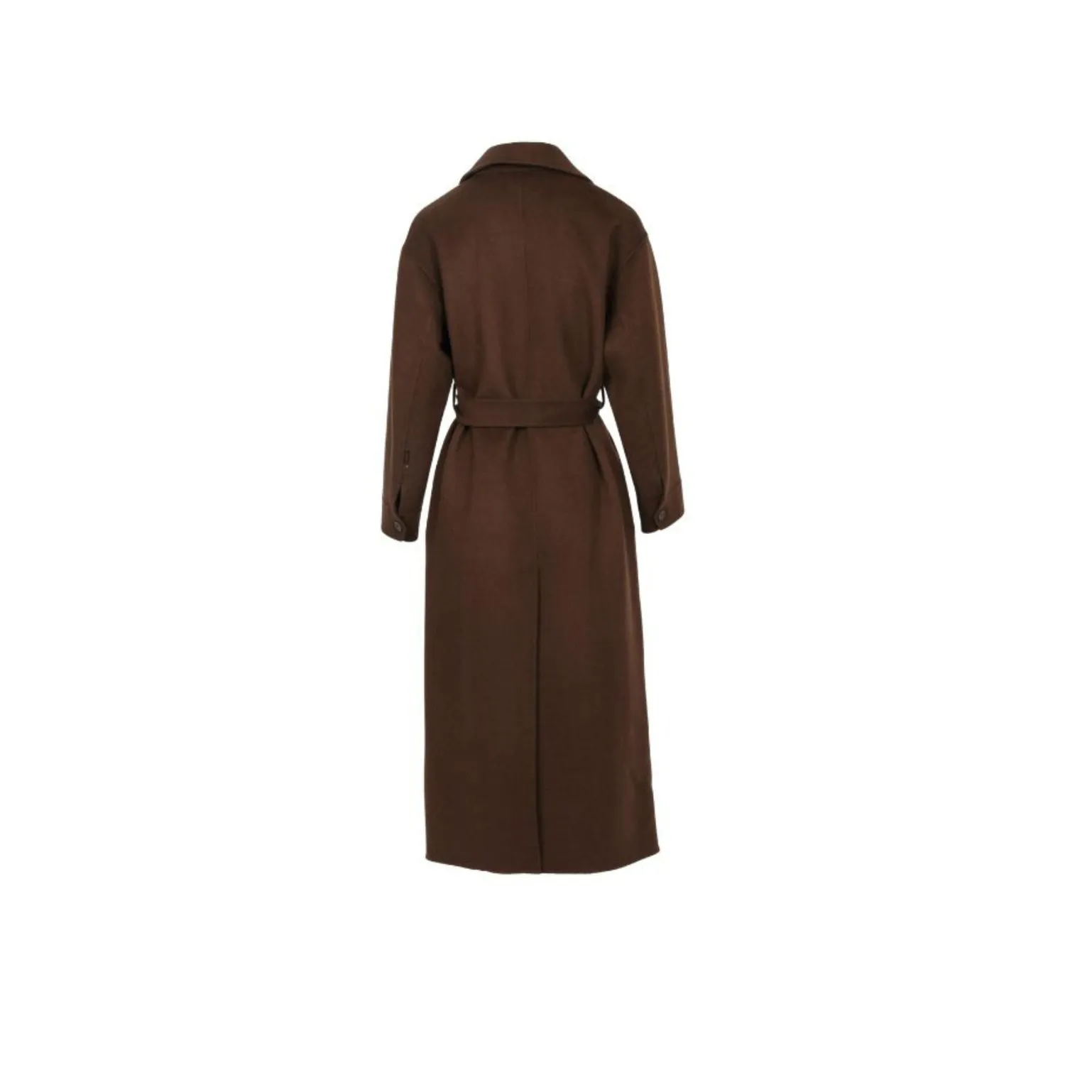 Oakwood Paname 65355 manteau choco ceinture laine
