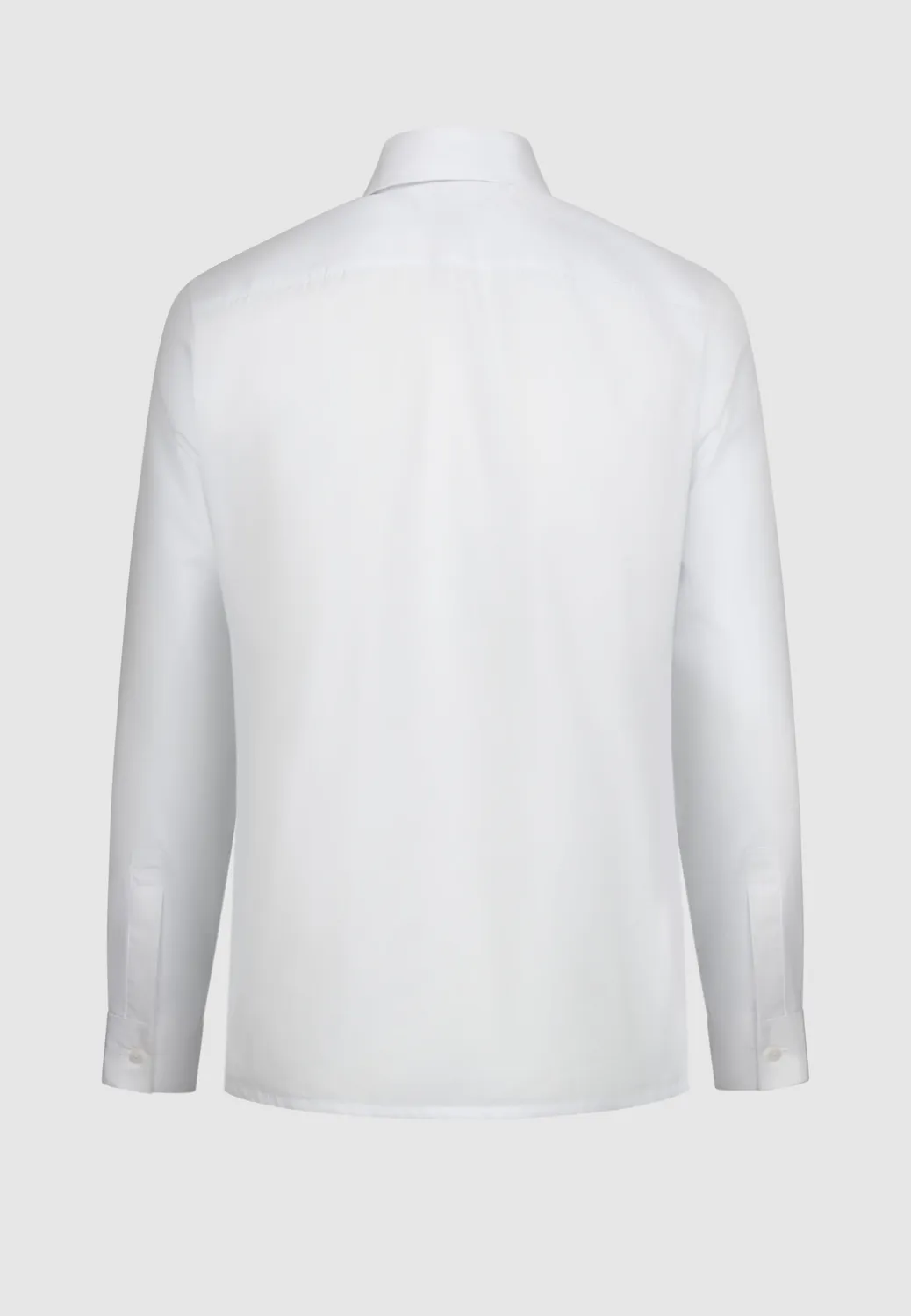 Pierre Talamon col haut chemise blanche coton popeline