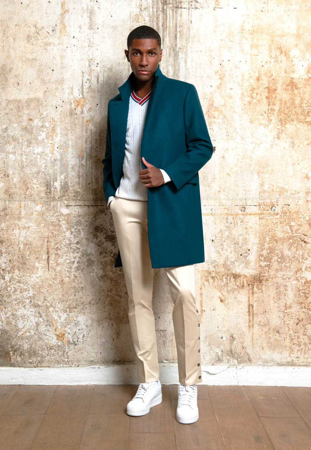 Pierre Talamon Col Officier manteau