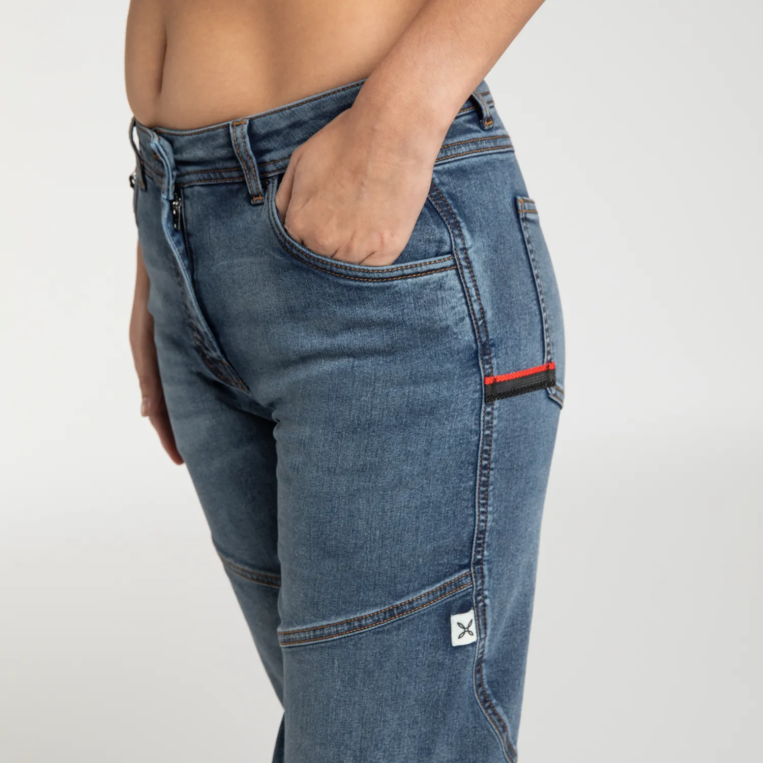 Montura Allez Denim pantalon femme denim bleu stretch
