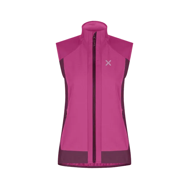 Montura Dolomiti Wind Vest Woman gilet bleu graphite coupe-vent