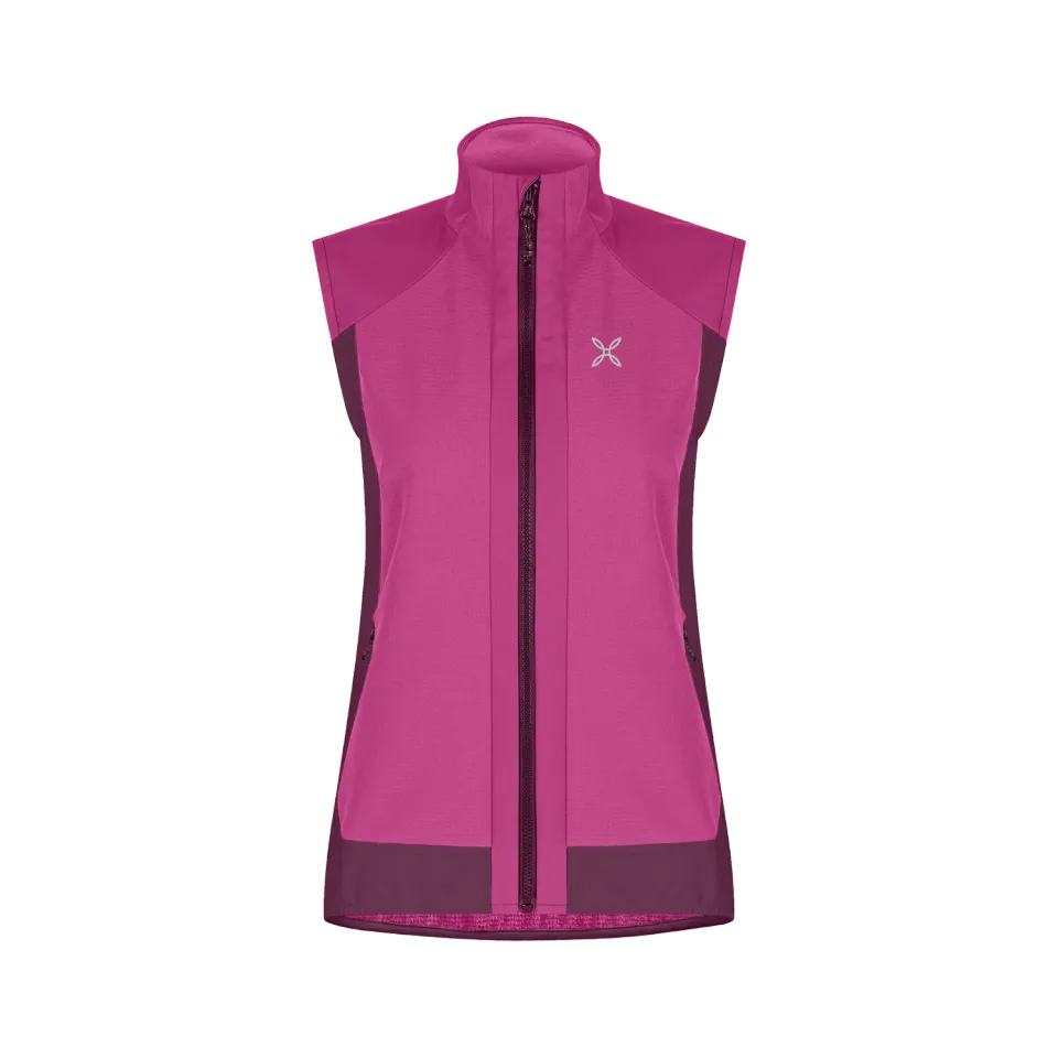 Montura Dolomiti Wind Vest Woman gilet bleu graphite coupe-vent