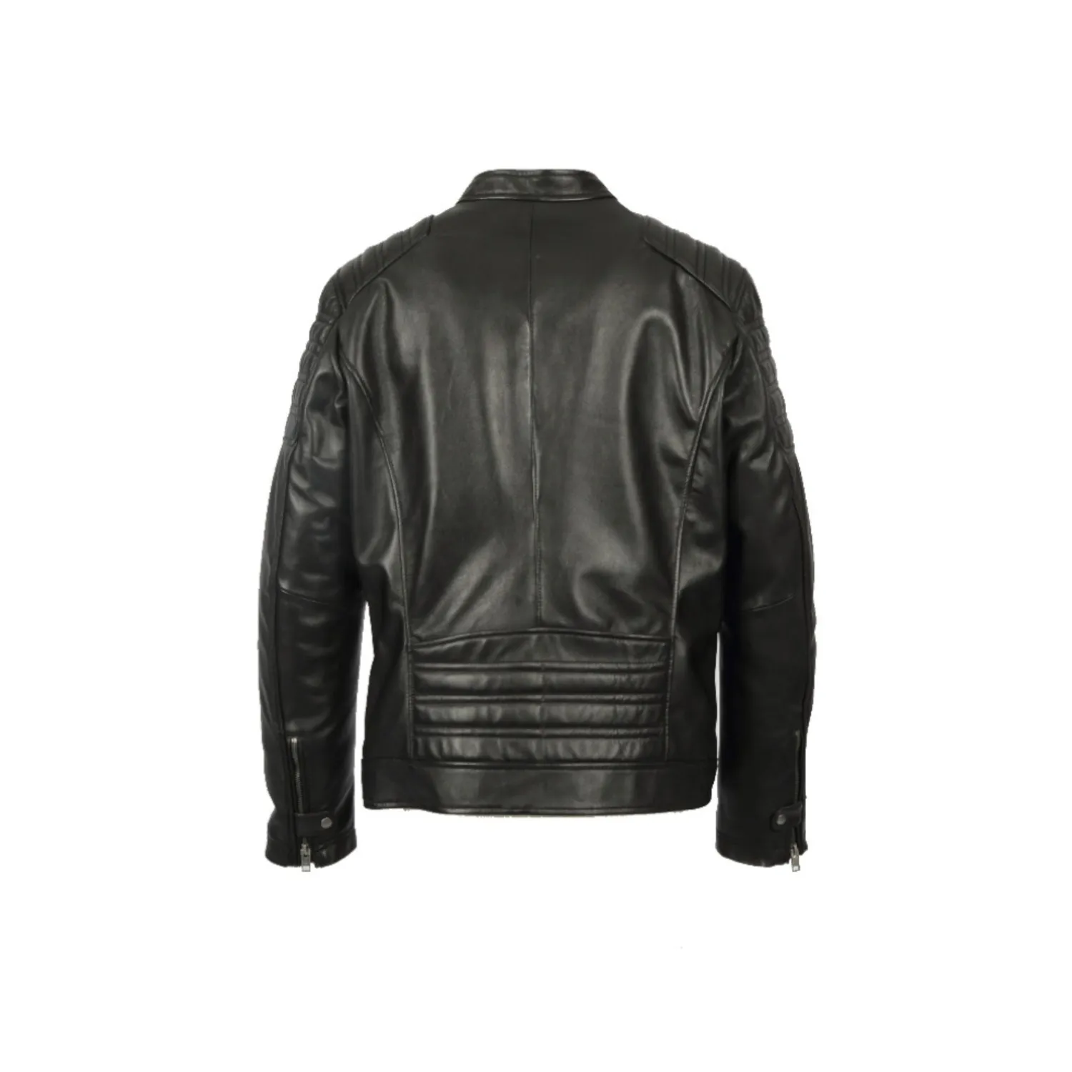 Oakwood Shelby 65178 blouson cuir col mao noir