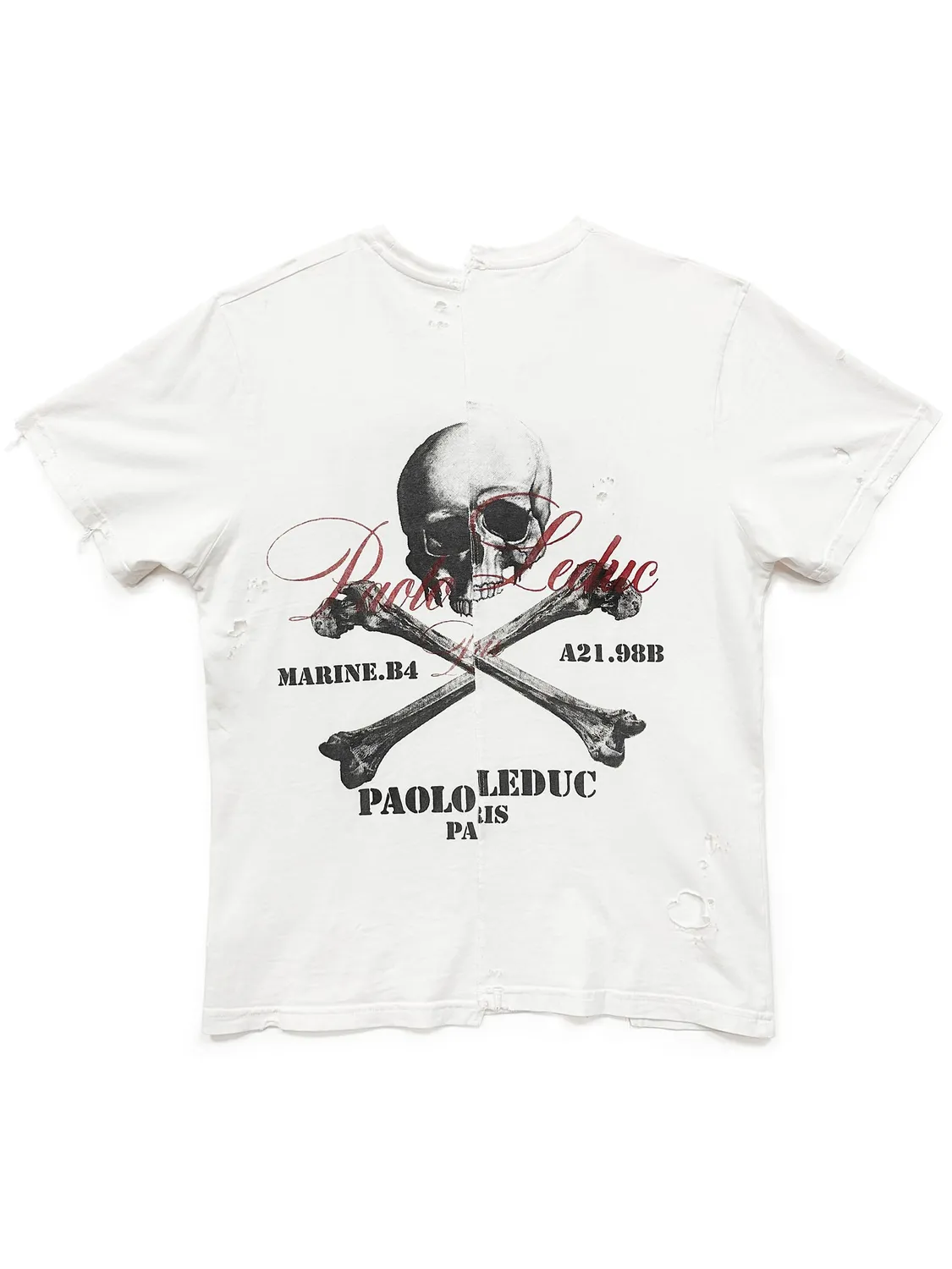 Paolo Leduc Shifted Couture t-shirt blanc bio