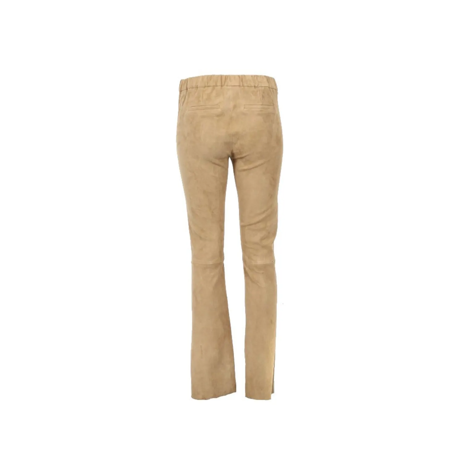 Oakwood Freya 64728 pantalon cuir marron stretch