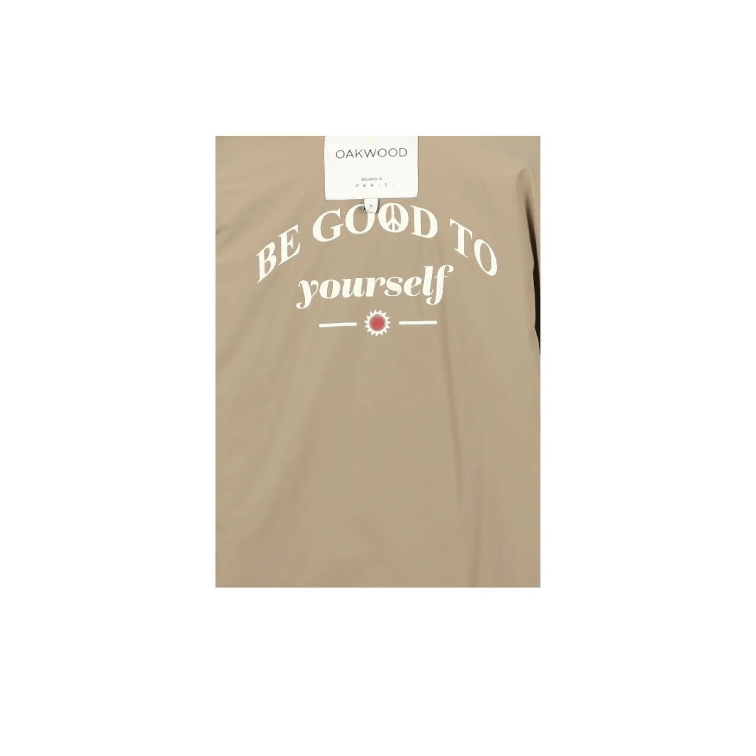 Oakwood Etna 65291 blouson fausse fourrure taupe capuche