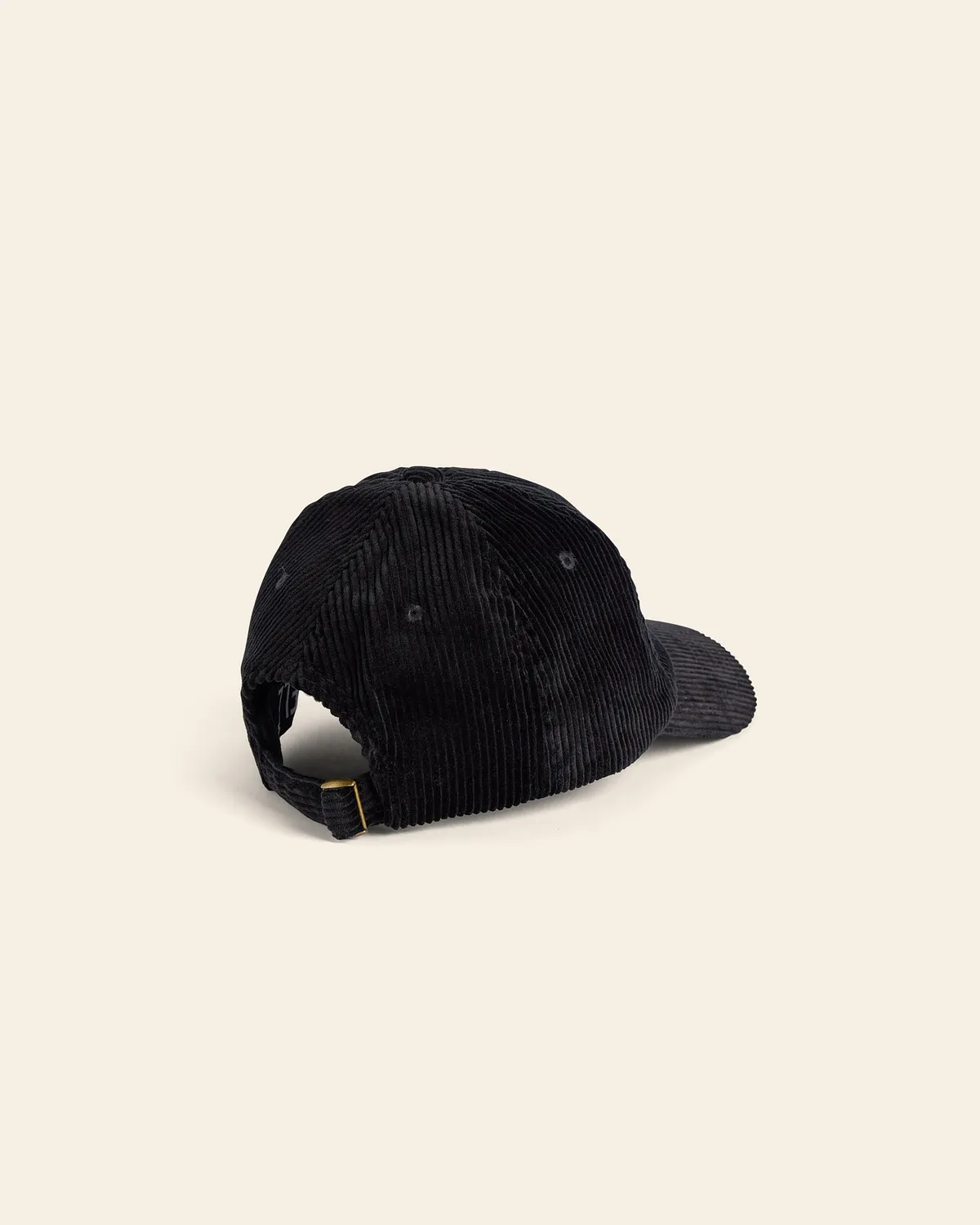 Cotelé Paris Casquette Côtelé Noire velours coton taille unique