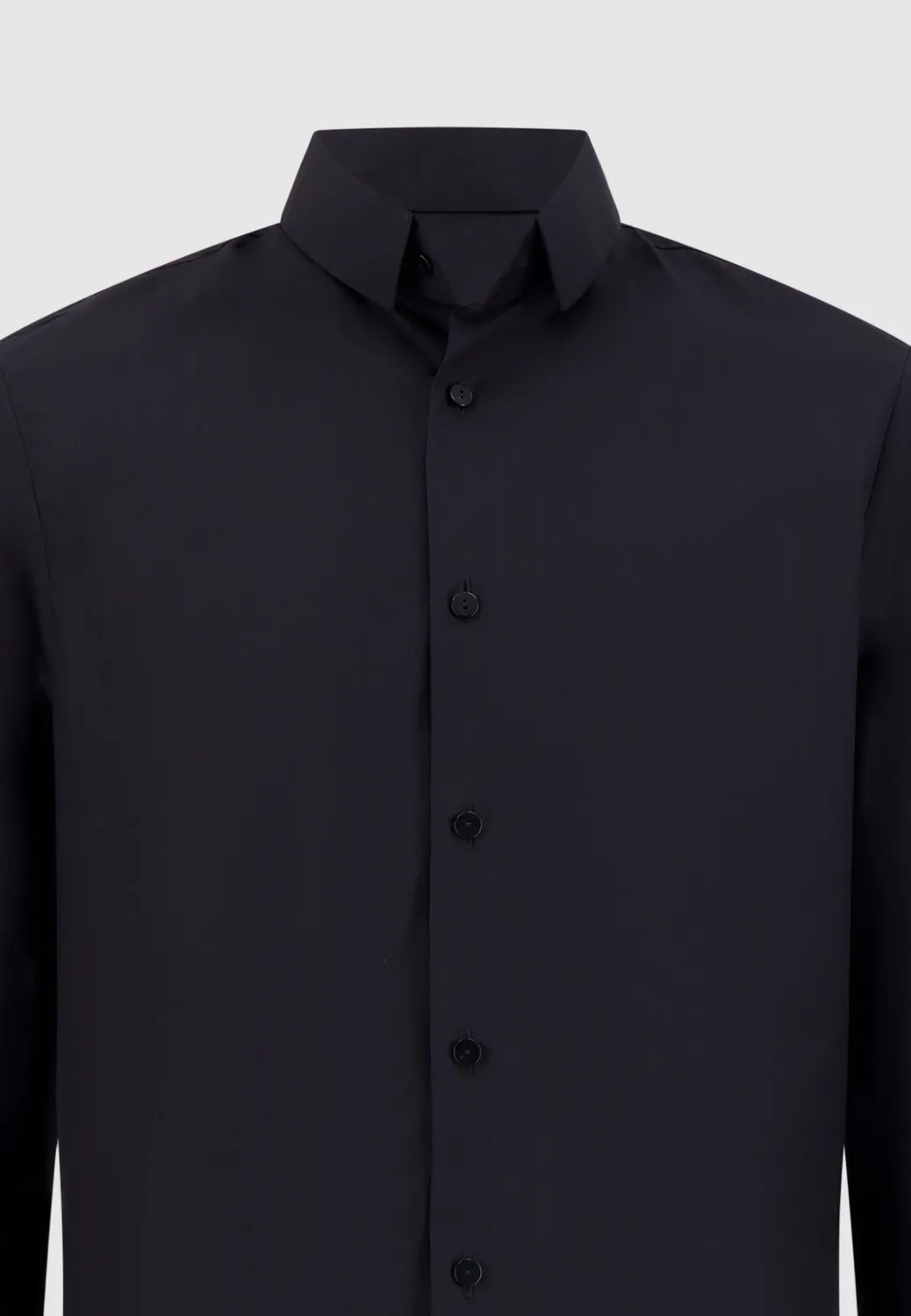 Pierre Talamon Prince chemise noire coton cintrée