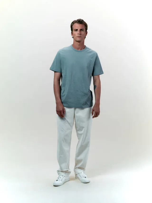 Cotelé Paris Lazy pantalon homme blanc velours côtelé