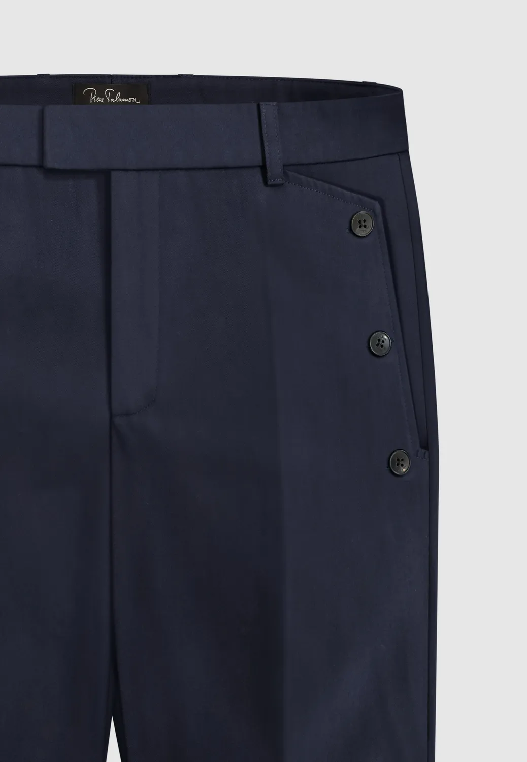 Pierre Talamon Xavier pantalon bleu marine