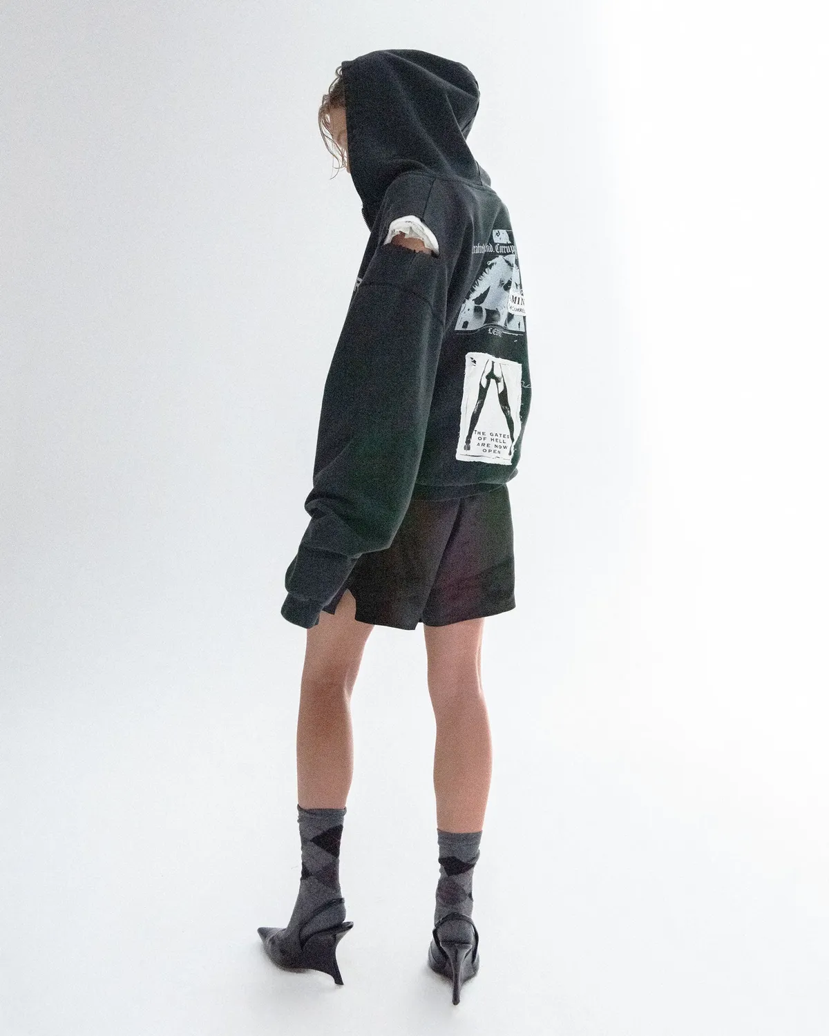 PAOLO LEDUC Pleasures hoodie zippé noir coton bio