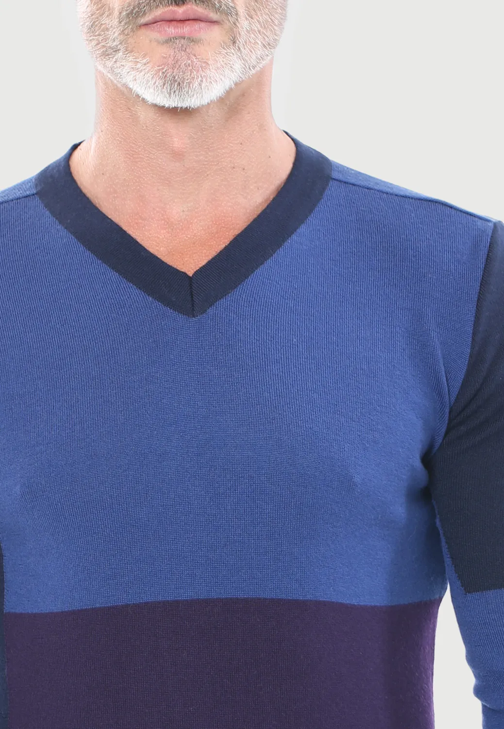 Pierre Talamon Boyd pull bleu homme