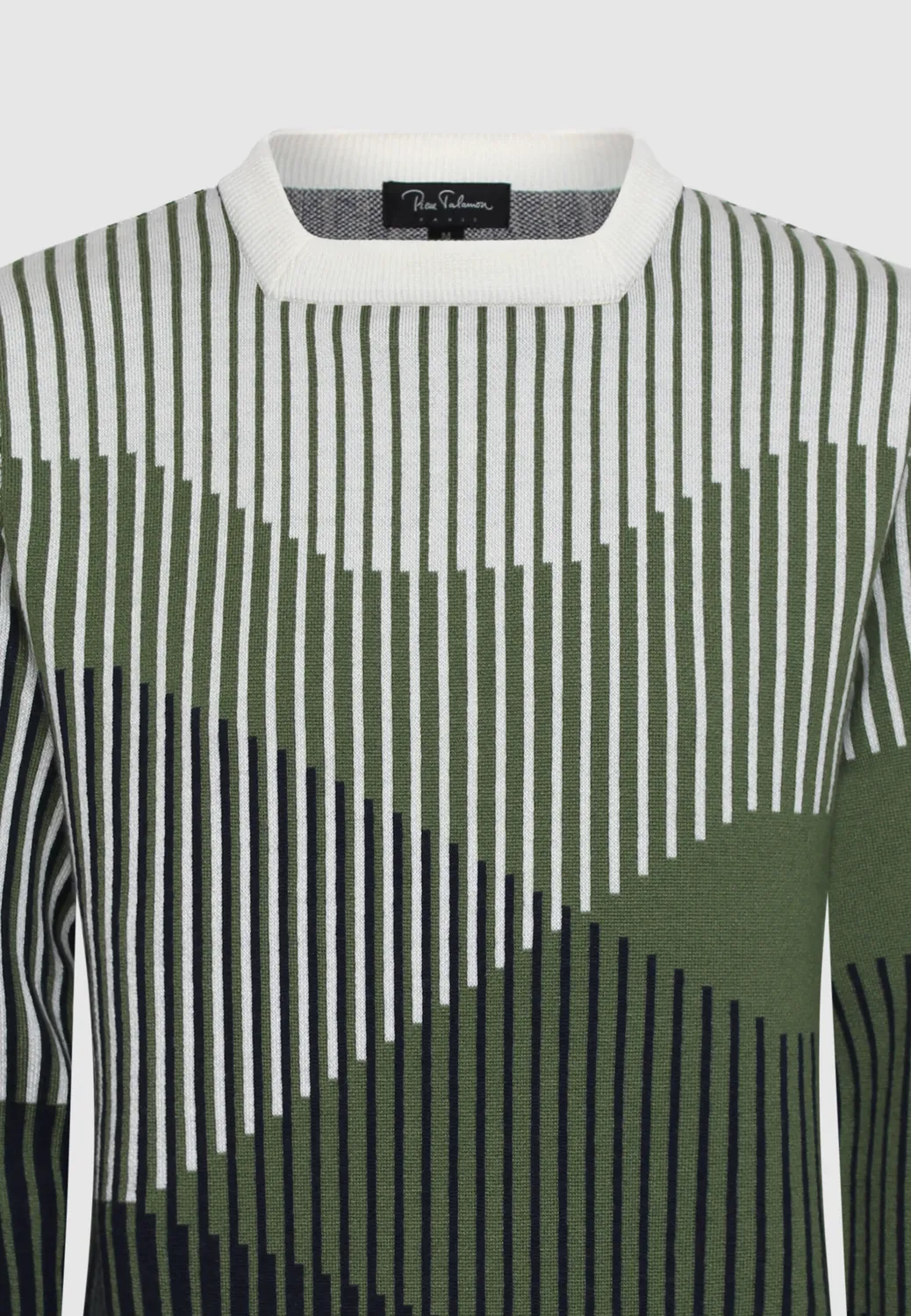 Pierre Talamon pull Progression vert homme