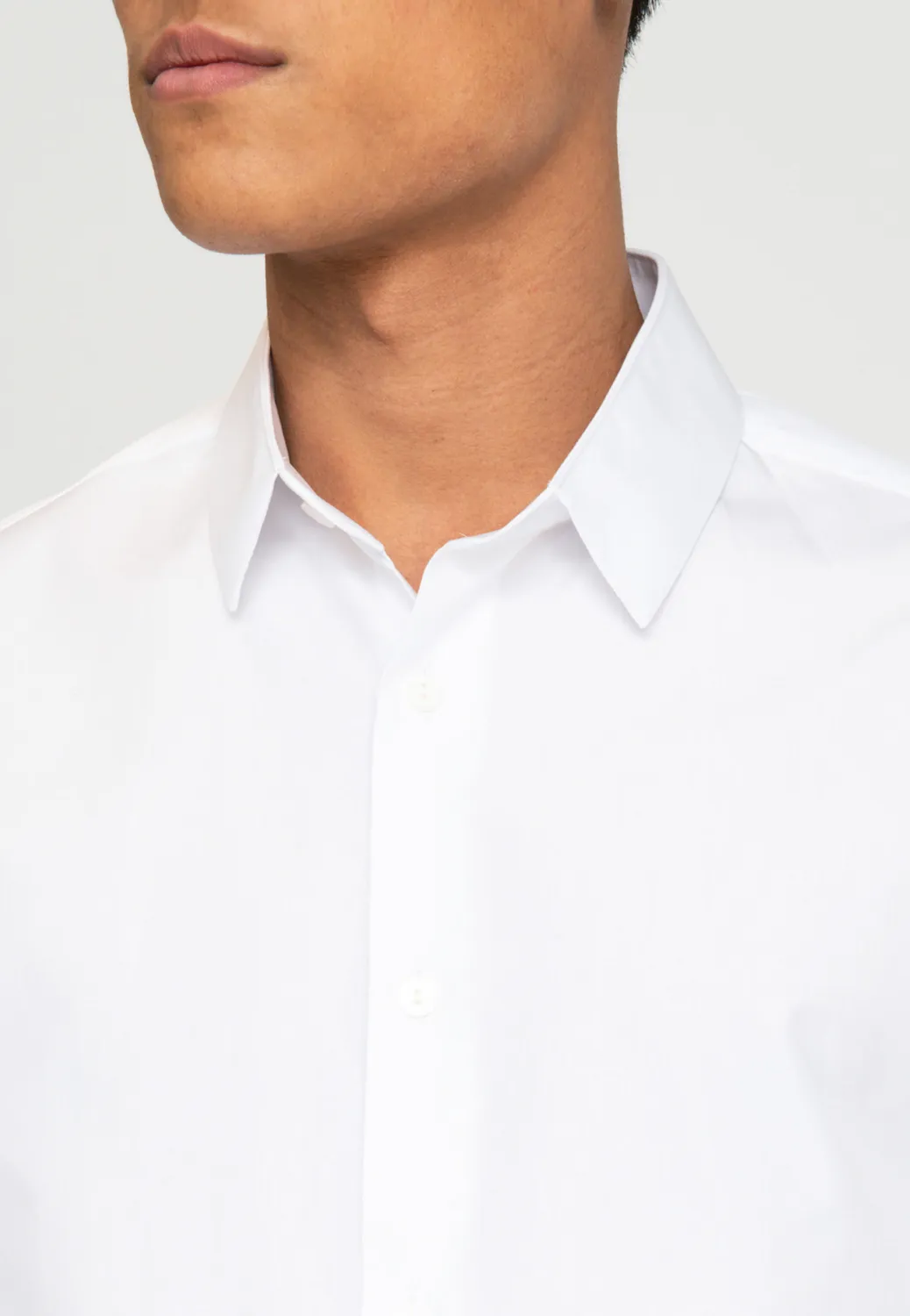 Pierre Talamon Bicolore chemise homme coupe droite