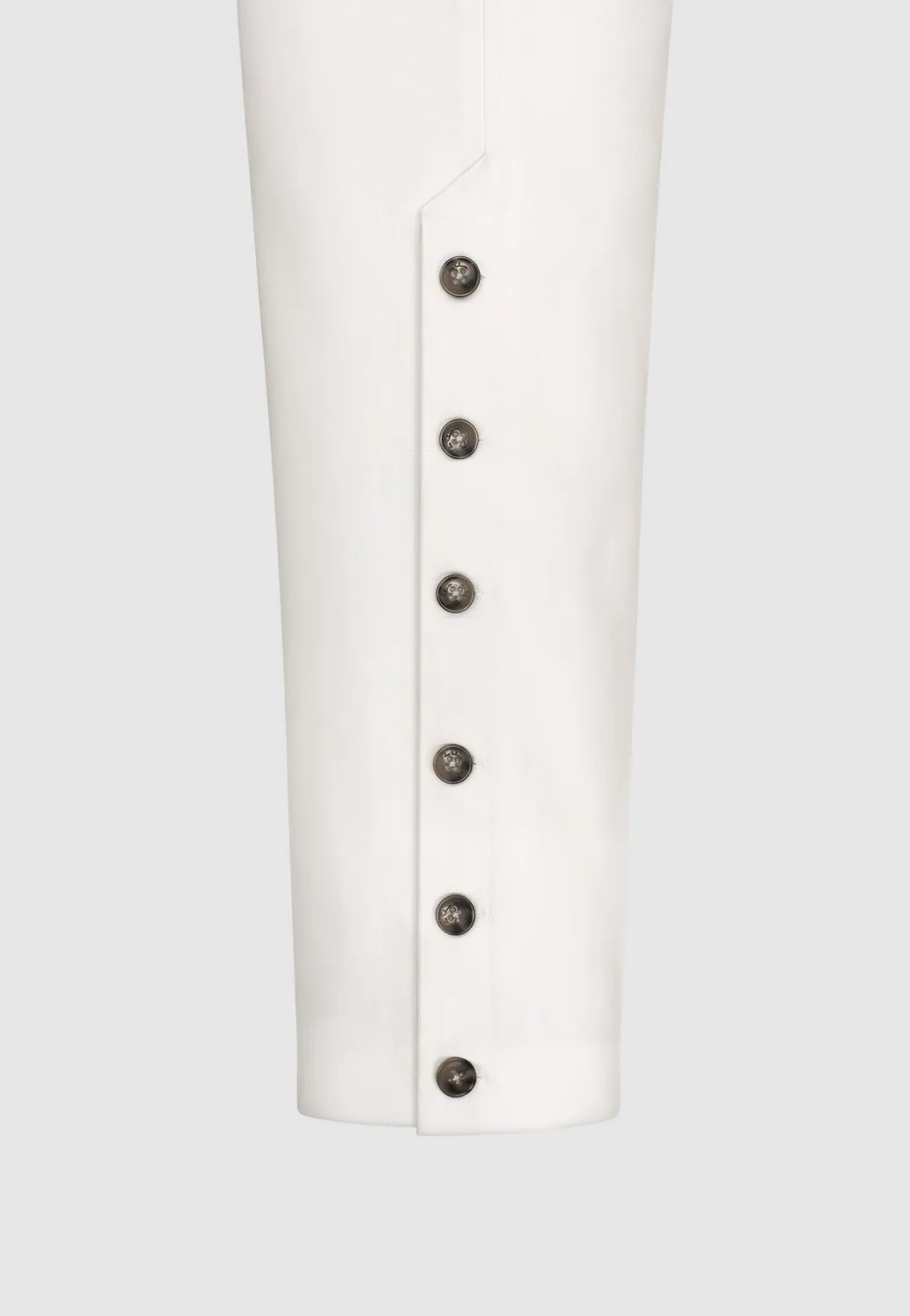 Pierre Talamon Jump pantalon blanc coupe droite