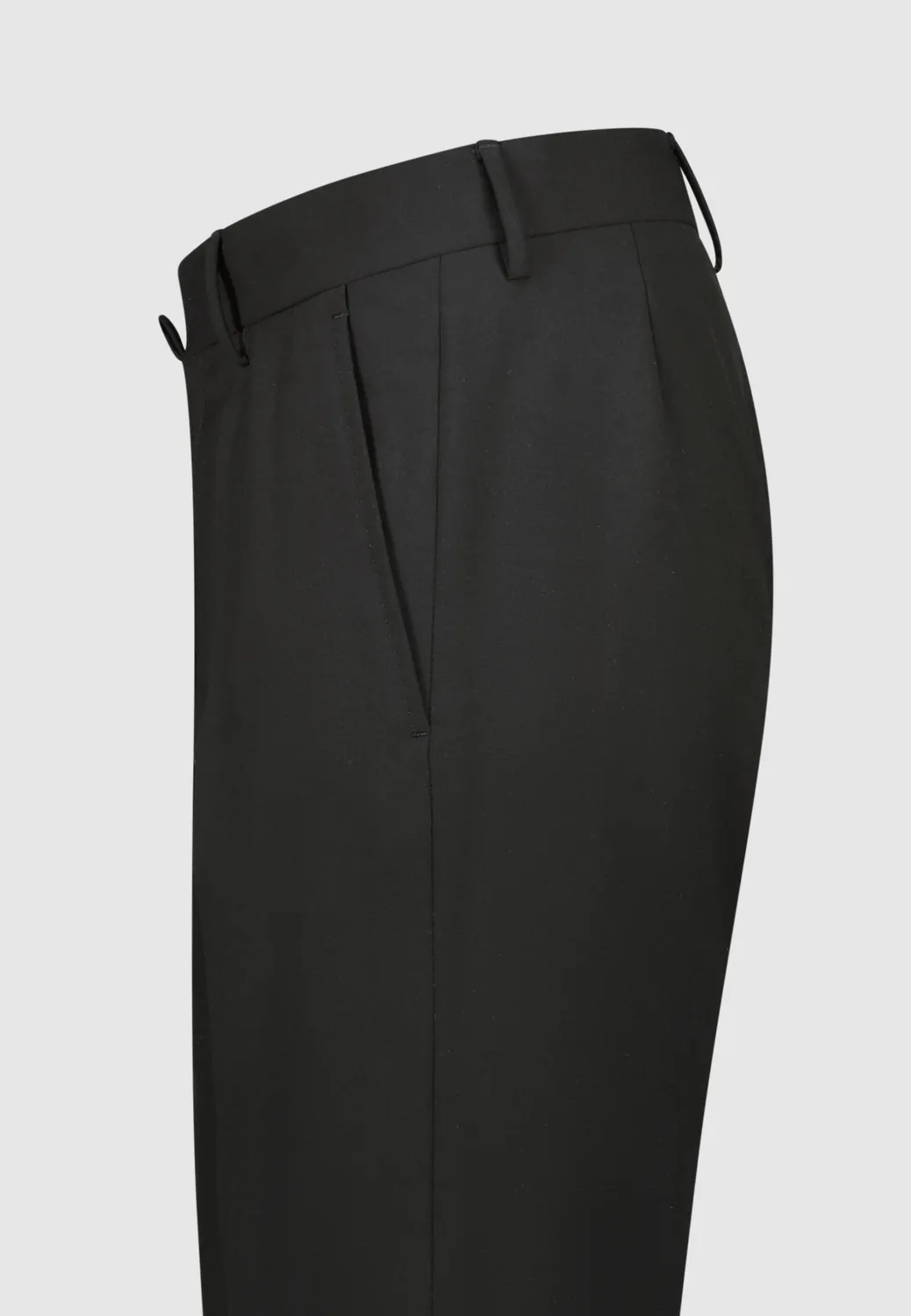 Pierre Talamon Sans Col Noir costume homme noir