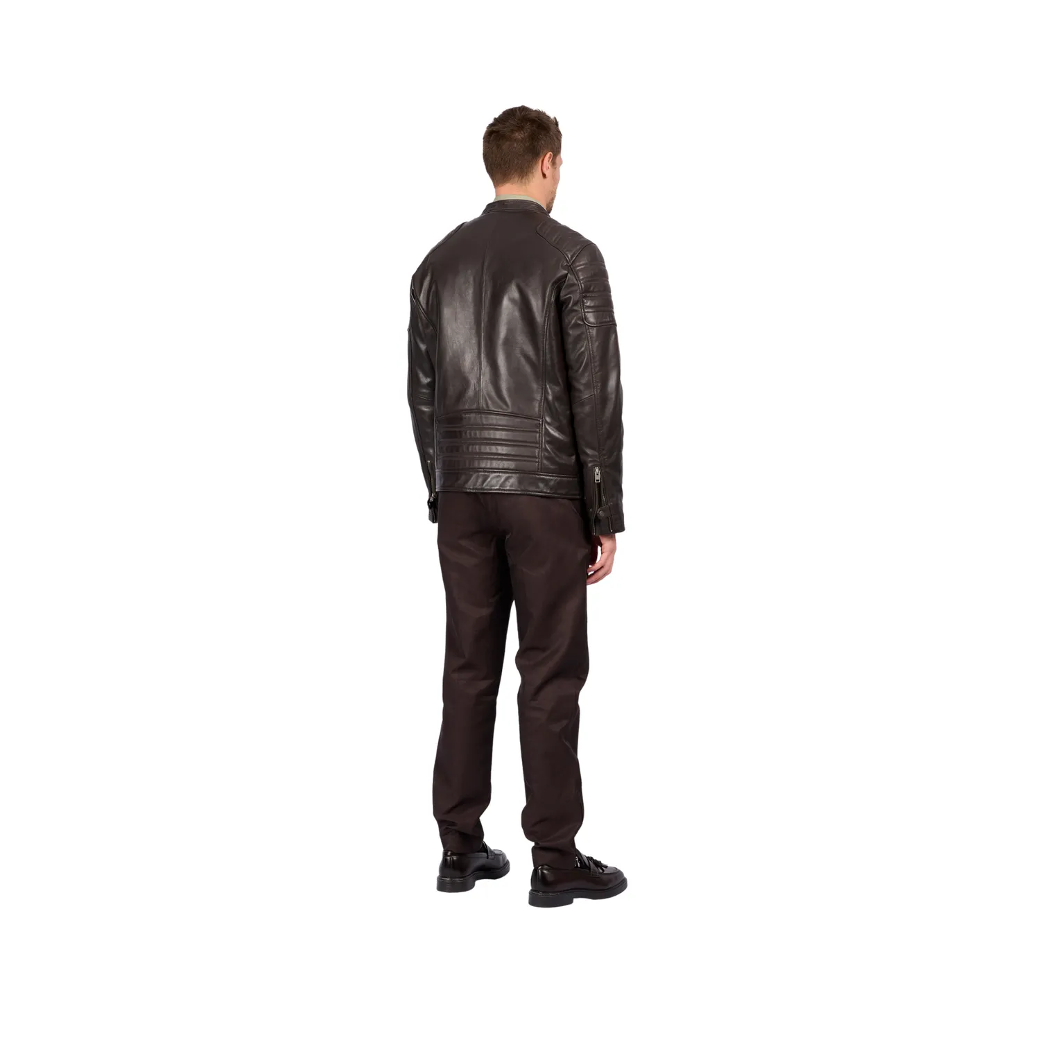 Oakwood Shelby 65178 blouson cuir marron mouton