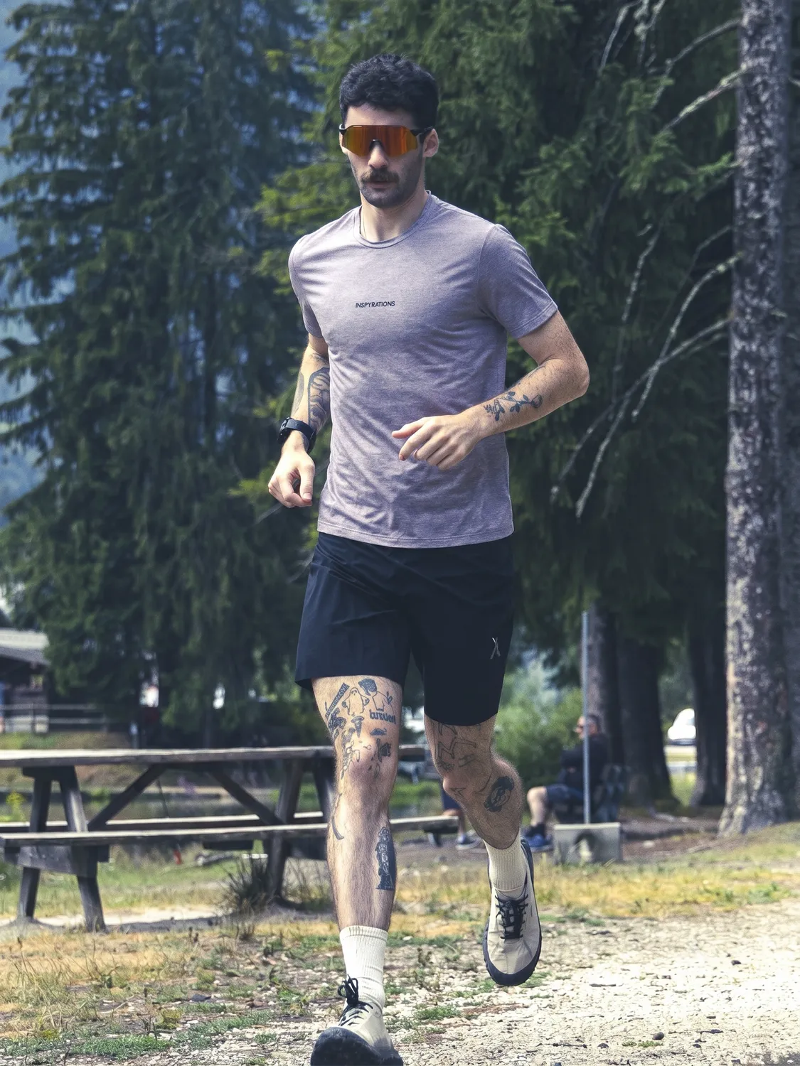 Inspyrations Stryde t-shirt homme bleu minéral micromodal