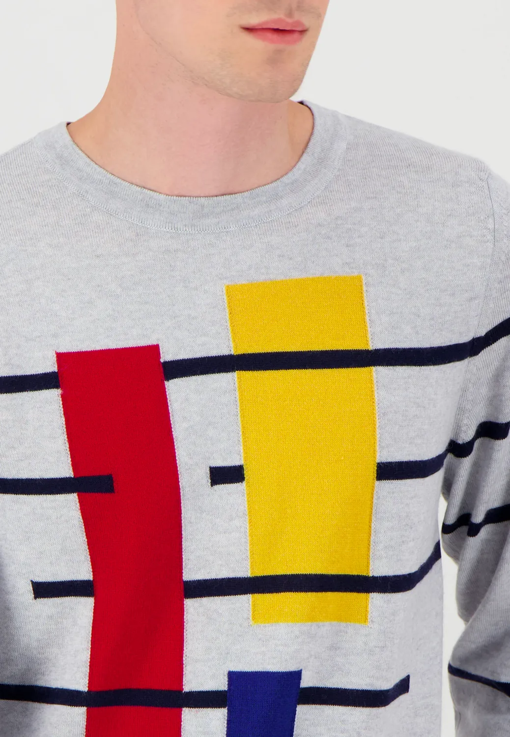 Pierre Talamon Bauhaus pull gris homme