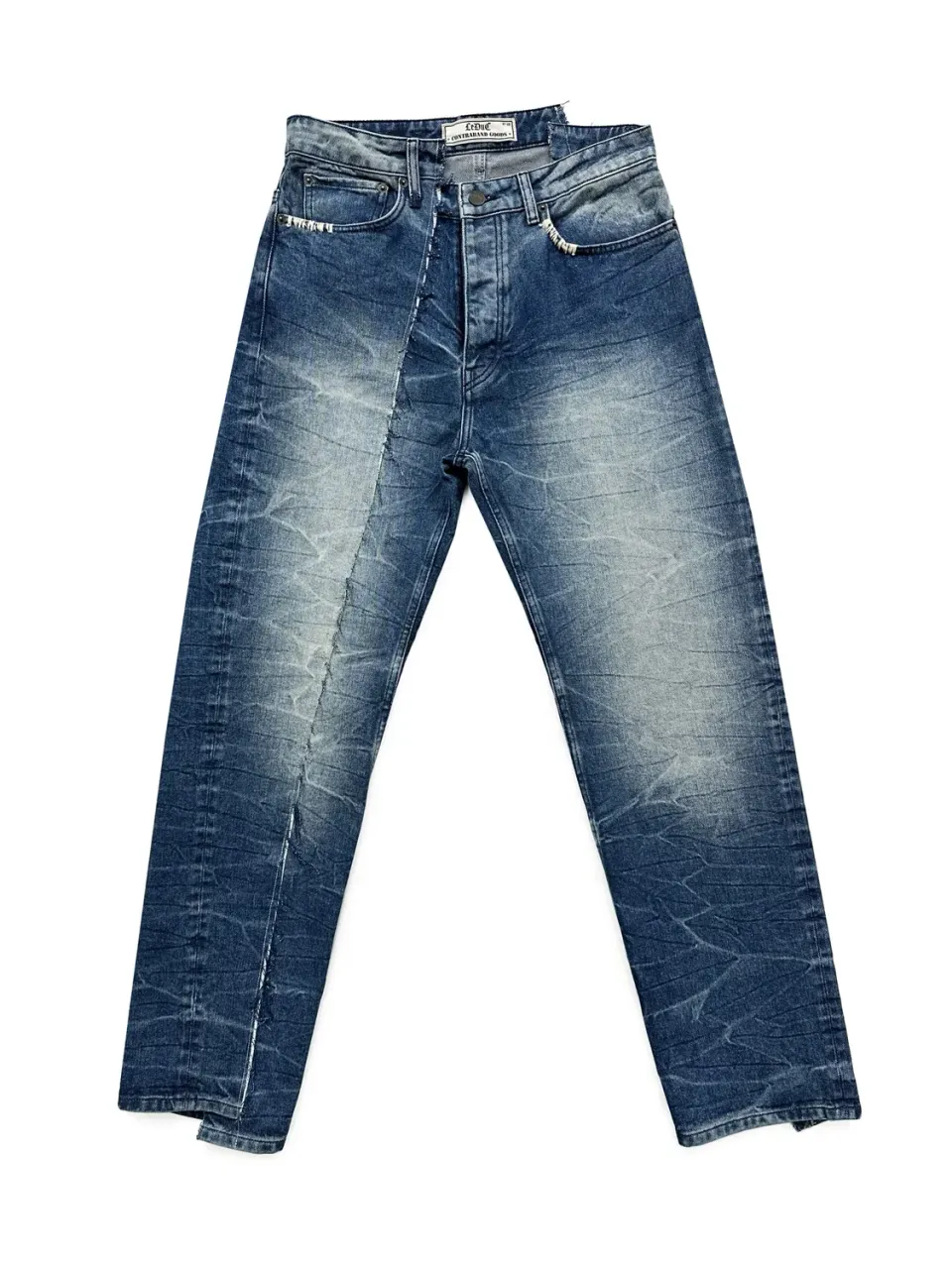 Paolo Leduc Shifted Couture jean bleu denim lourd