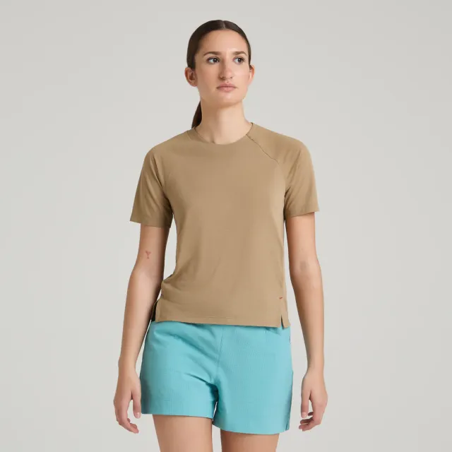 Montura Versante t-shirt femme beige respirant