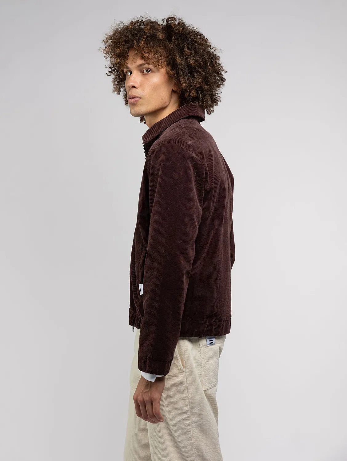 Cotelé Paris Isaac blouson chocolat velours coton bio