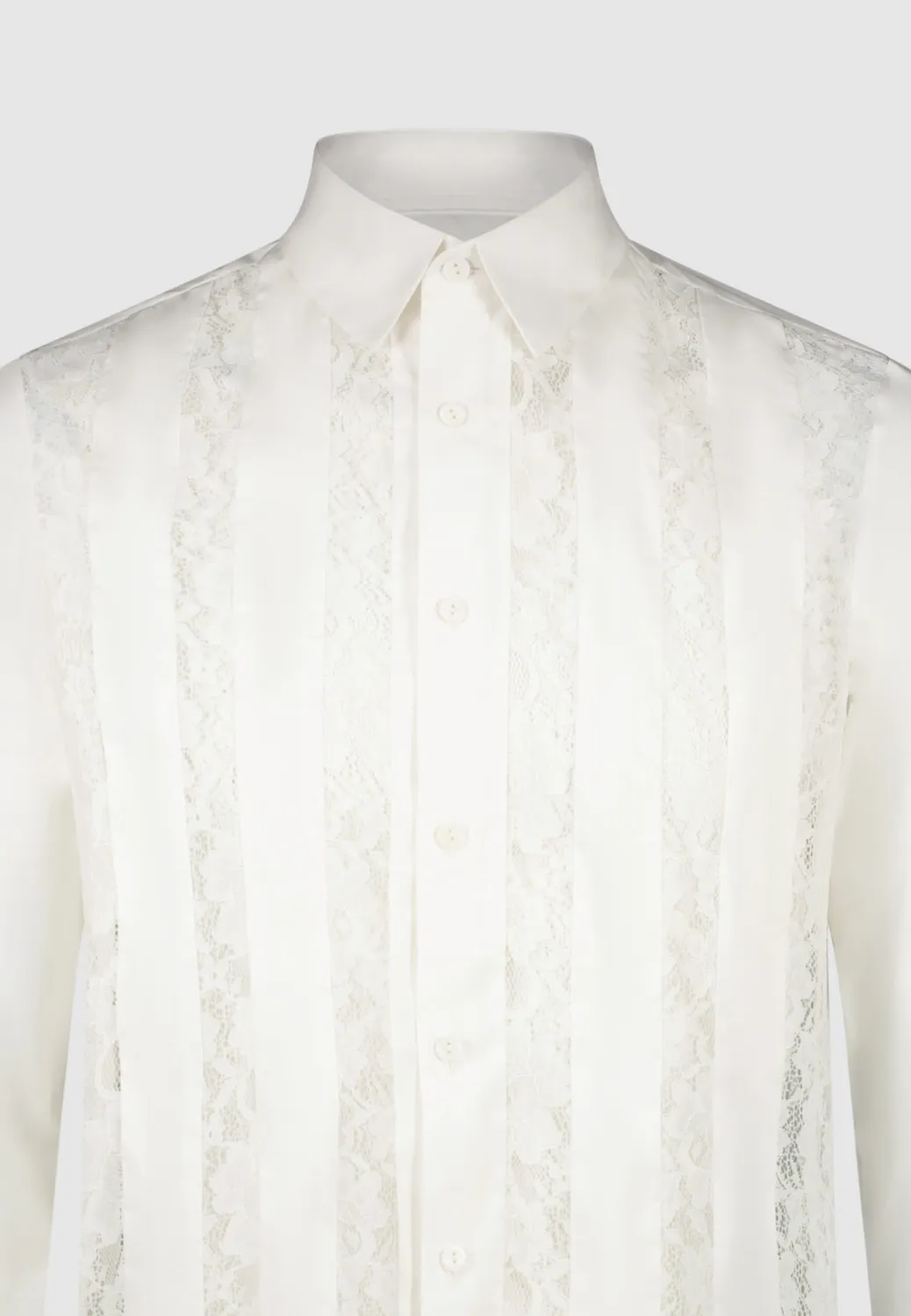 Pierre Talamon Camargue chemise blanche dentelle
