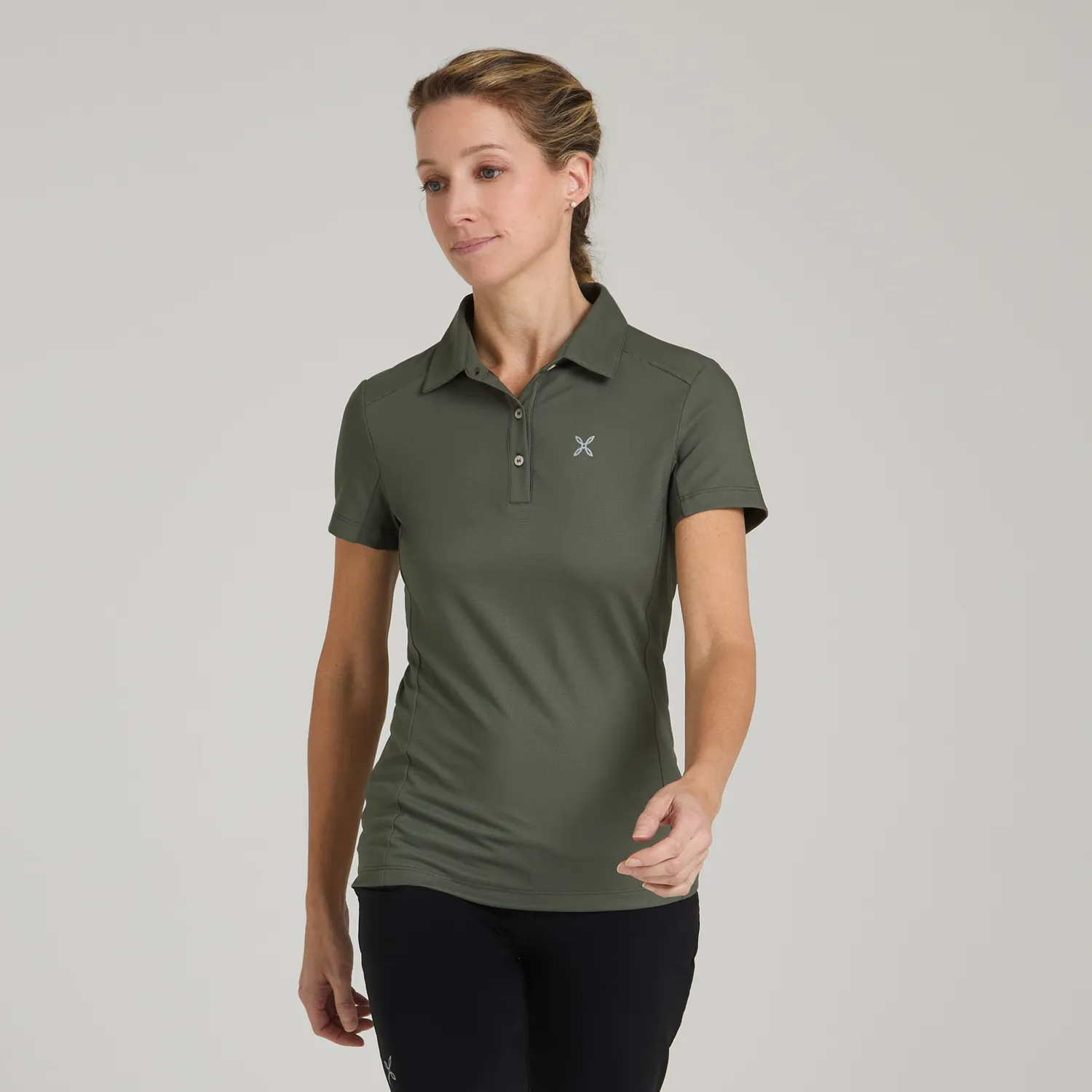 Montura Outdoor Holiday 2 polo femme vert sauge anti-UV