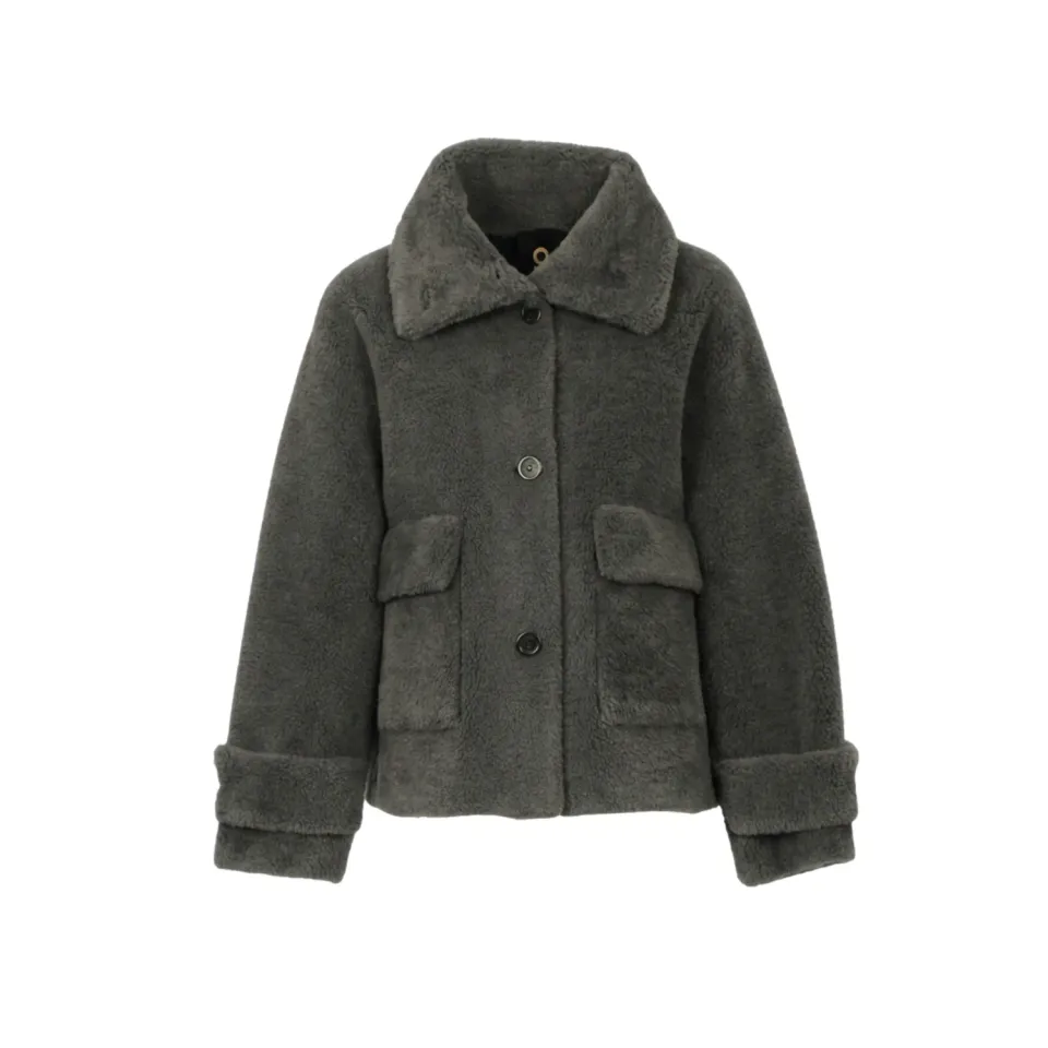 Oakwood Anne 65252 veste anthracite effet mouton