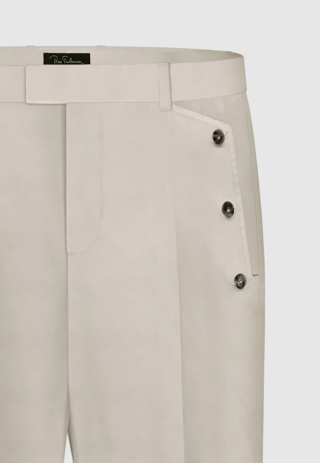 Pierre Talamon Xavier pantalon beige homme