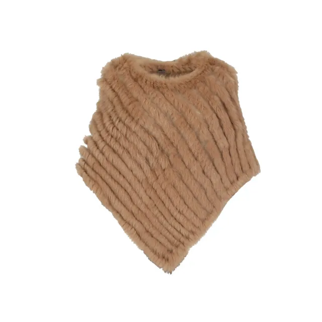 Oakwood Davos 56034 poncho lapin toffee