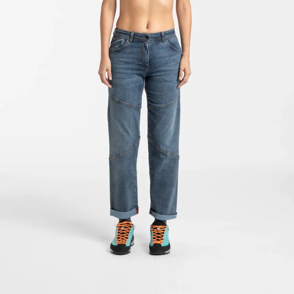 Montura Allez Denim pantalon femme denim bleu stretch
