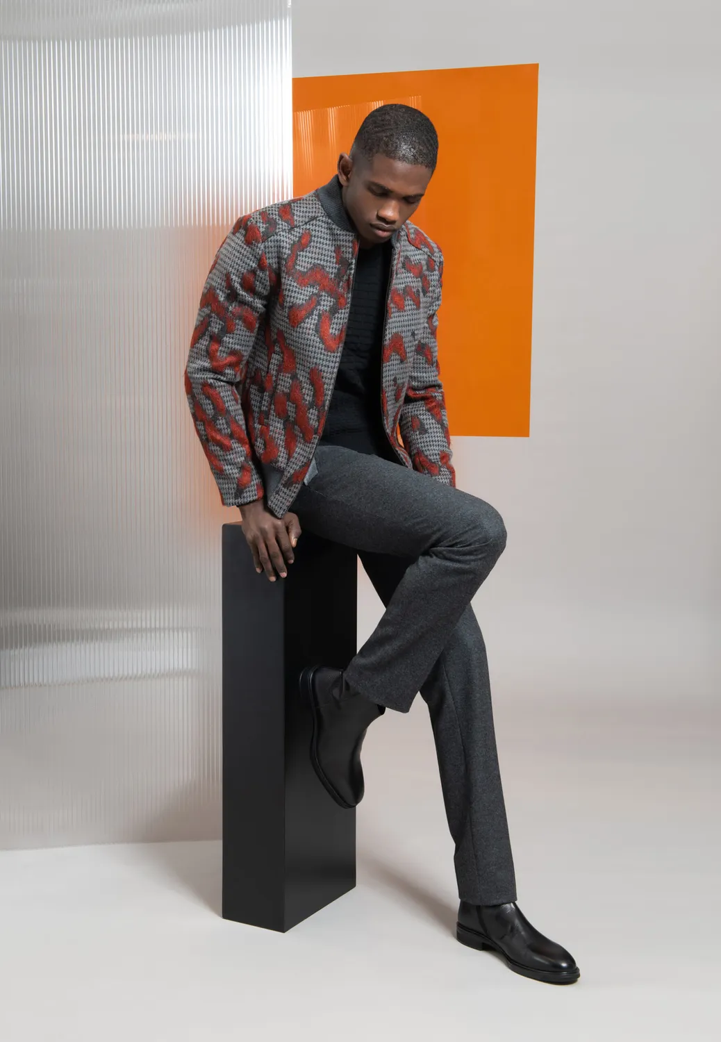 Pierre Talamon Triangle pantalon gris classique