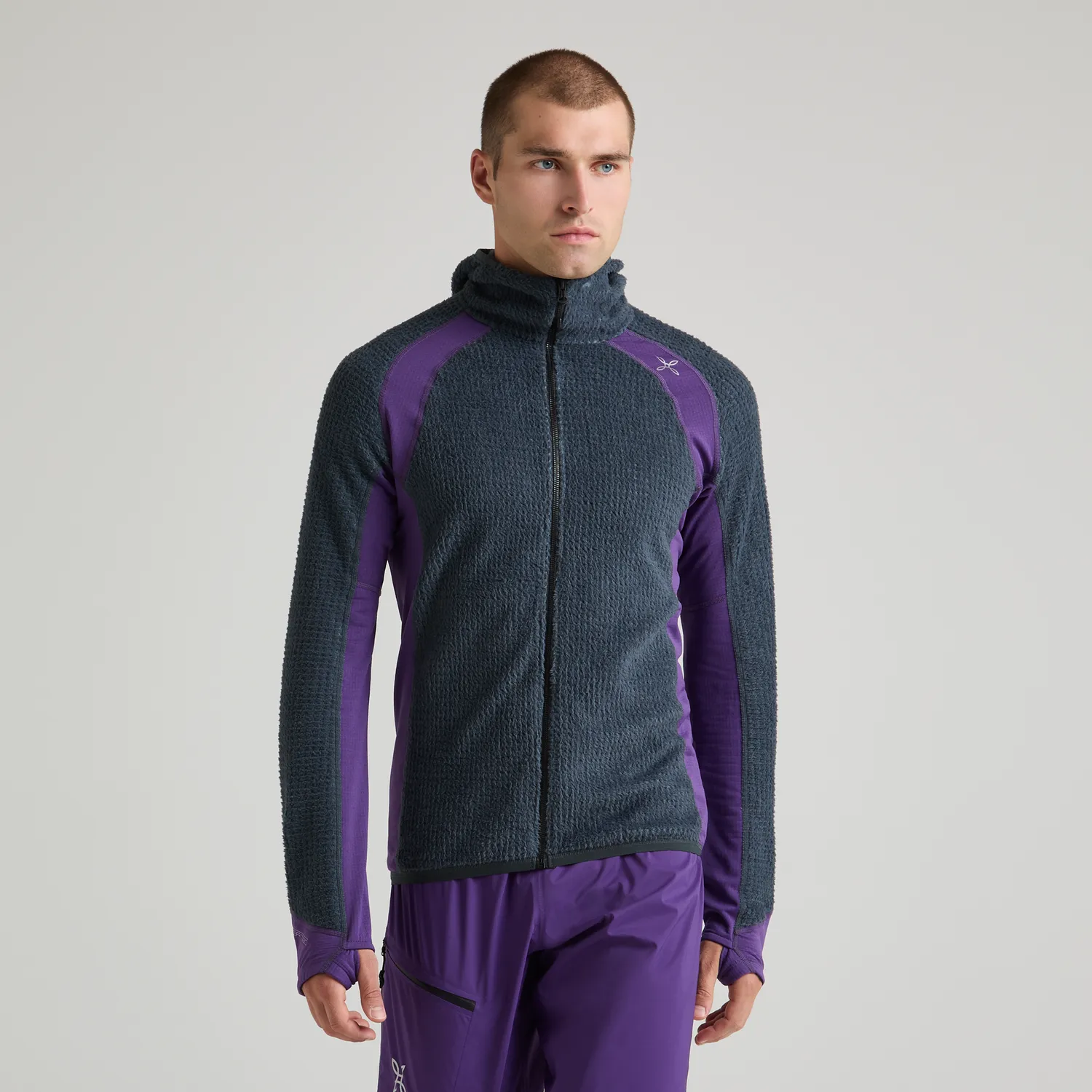 Montura Vertigo PTC Alpha FZ Hooded veste homme gris polaire