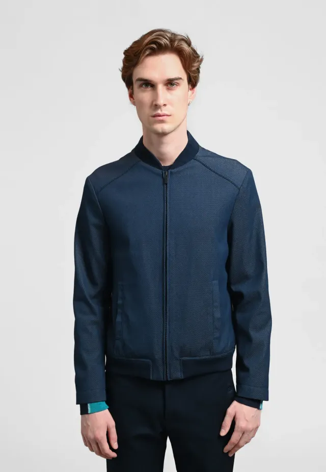 Pierre Talamon Blue Diamond teddy bleu matelassé