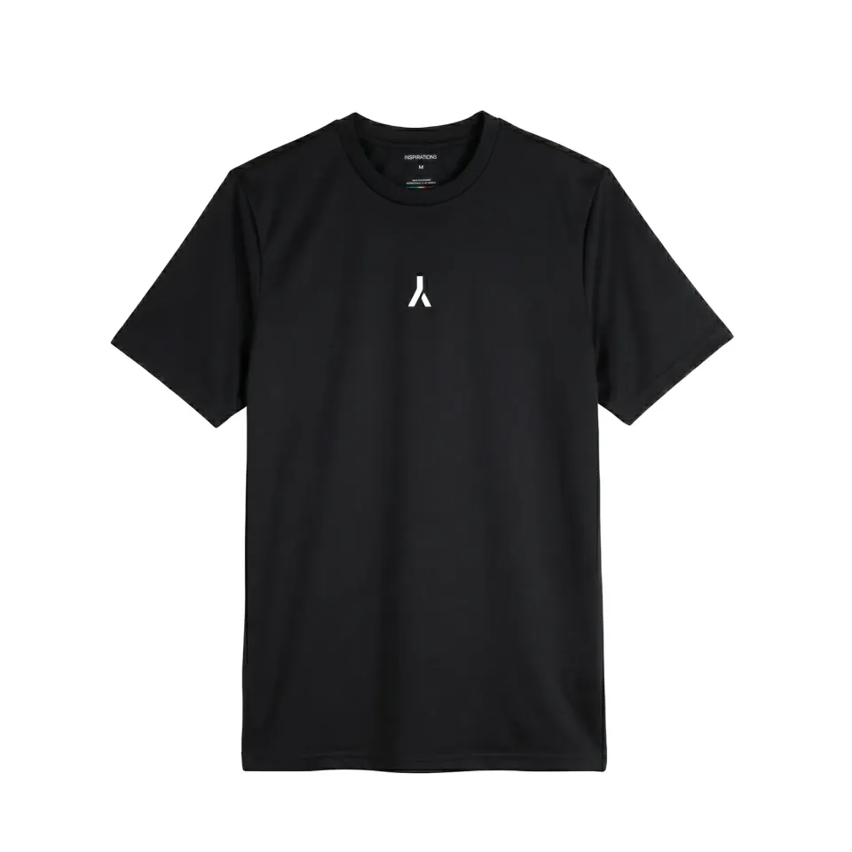 INSPYRATIONS WHY tee shirt homme Noir coton bio