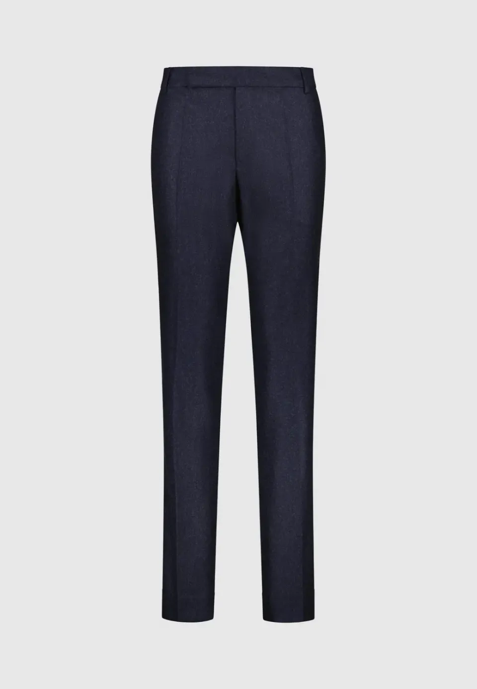 Pierre Talamon pantalon flanelle bleue incrustation