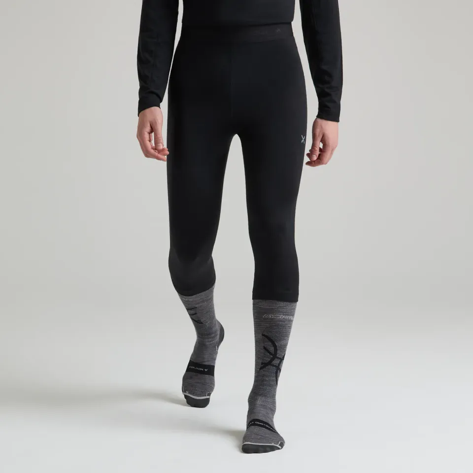 Montura Merino Concept collant 3/4 homme noir laine