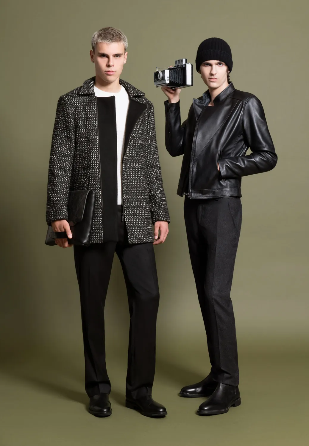Pierre Talamon Perfecto blouson cuir noir homme