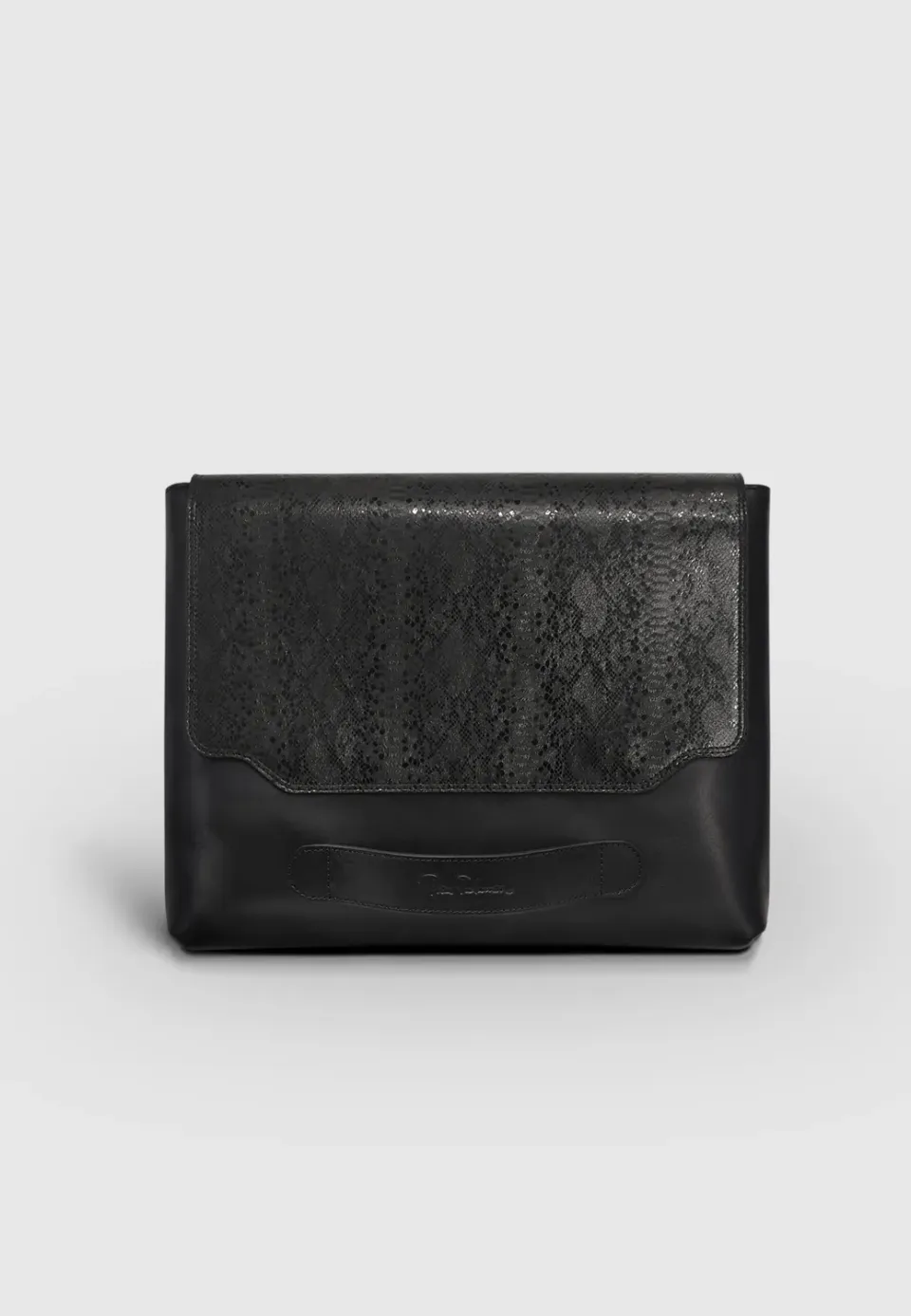 Pierre Talamon Pochette cuir noir homme