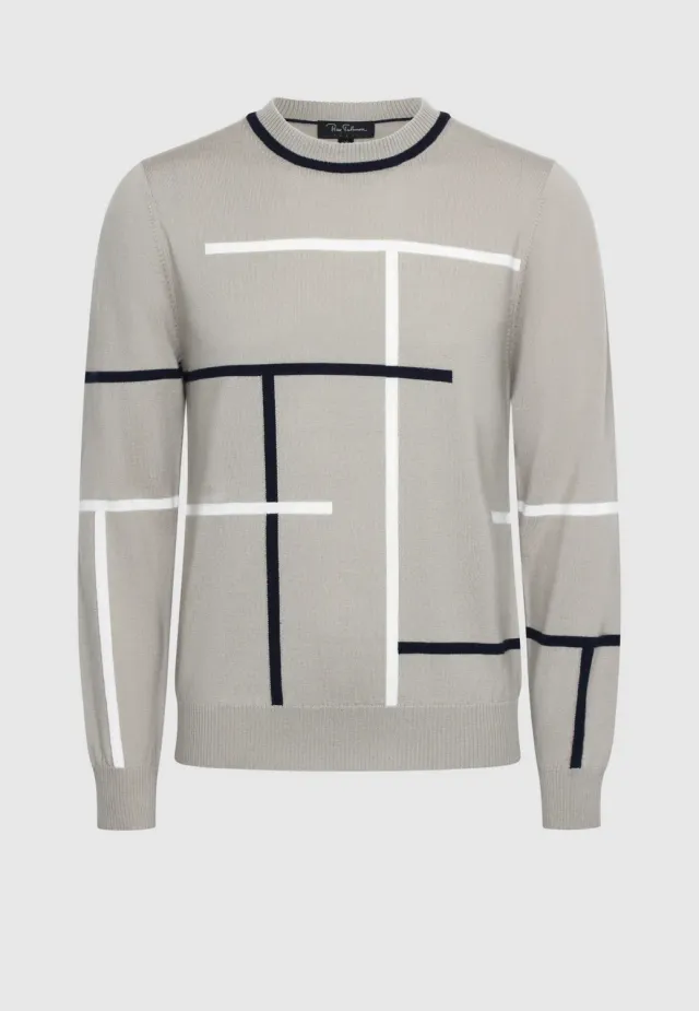 Pierre Talamon Tess pull sable maille douce
