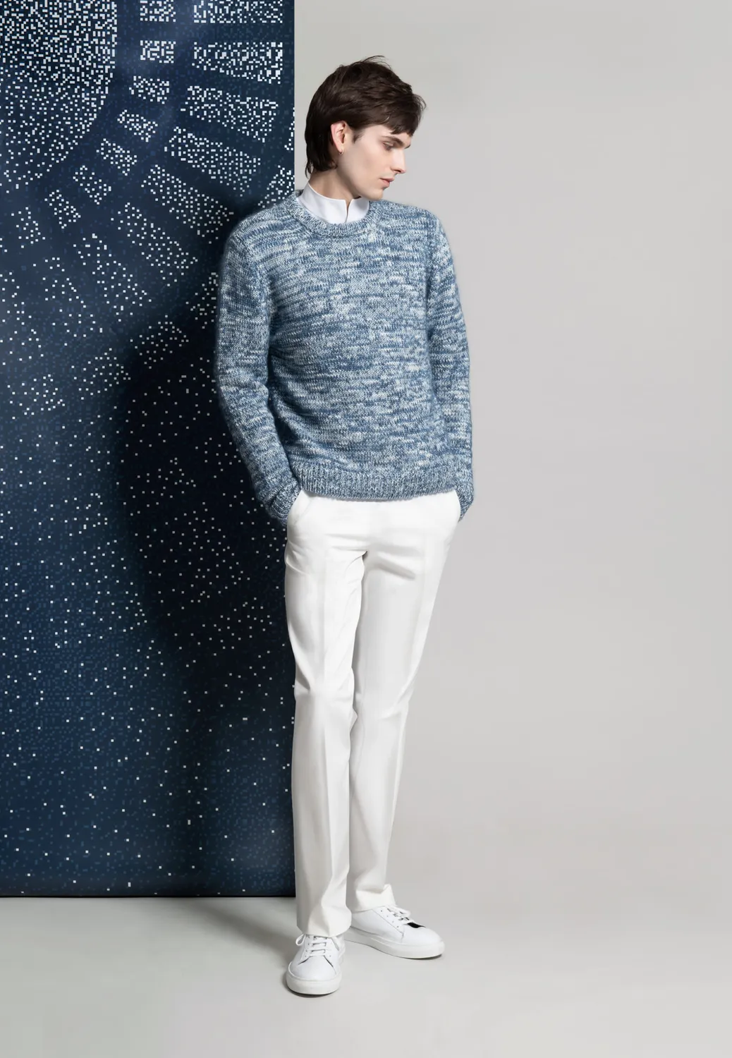 Pierre Talamon Matelot pantalon blanc