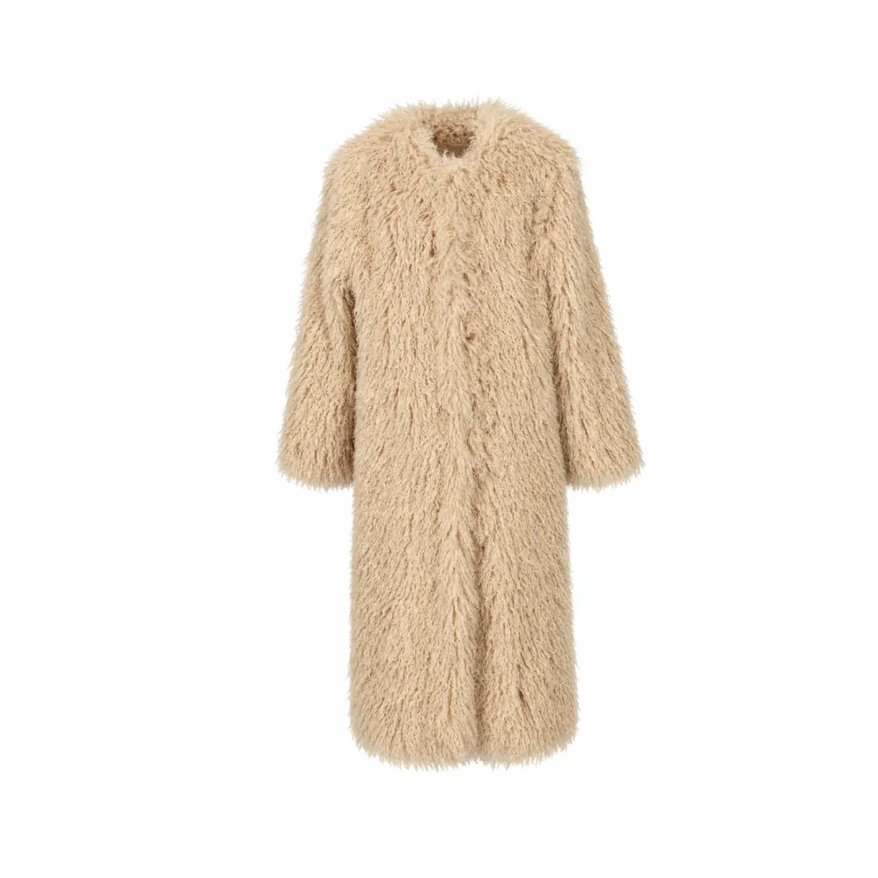 Oakwood Harper 65261 manteau fausse fourrure beige clair