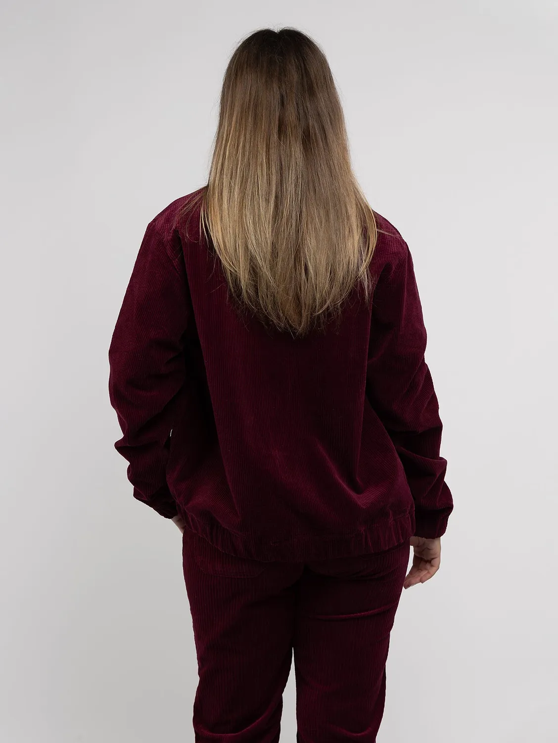 Cotelé Paris Blouson Dido prune velours